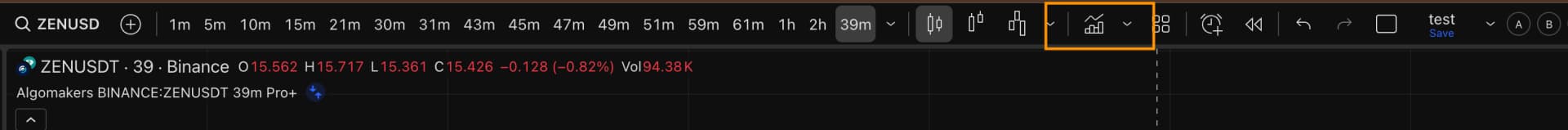 Strategies page on TradingView